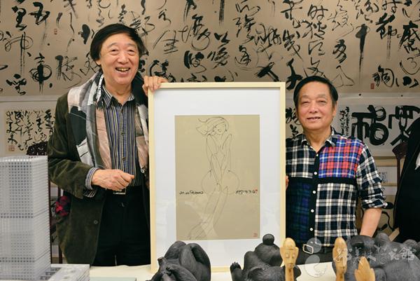 周建萍为你讲述,韩美林生命中的剑客们